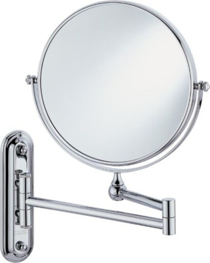 Valet sminkespeil, Ø20 cm, krom