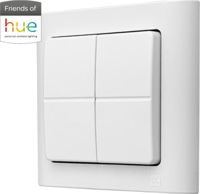 Batterifri Philips Hue 2 trykk, WS2-215Z