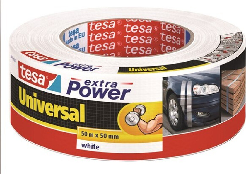 Duct Tape extra Power Universal 50m x 50mm White