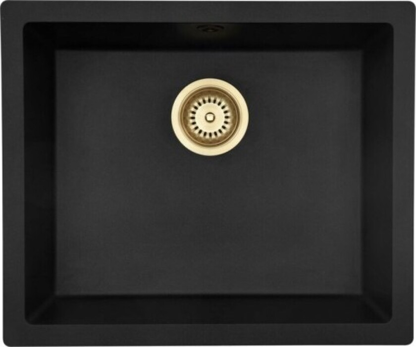Jupiter 600 UN kjøkkenvask, 55x46 cm, sort