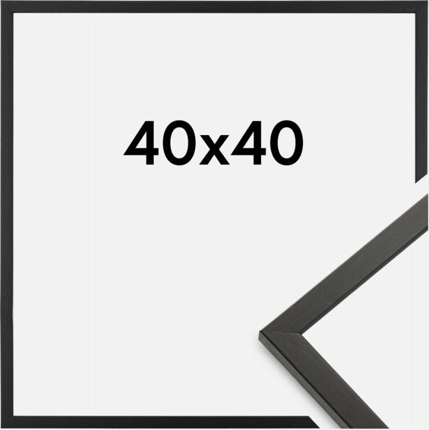 Ramme Galant Akrylglass Svart 40x40 Cm