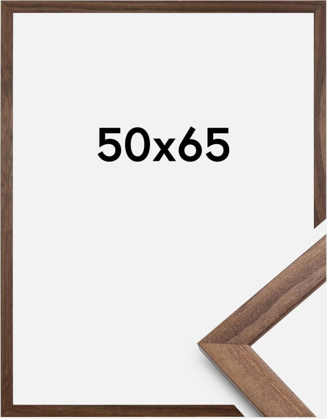 Ramme Stilren Akrylglass Valnøtt 50x65 Cm
