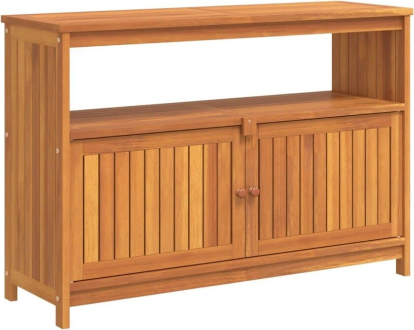 Hagekonsollbord 110x35x75 cm heltre akasie