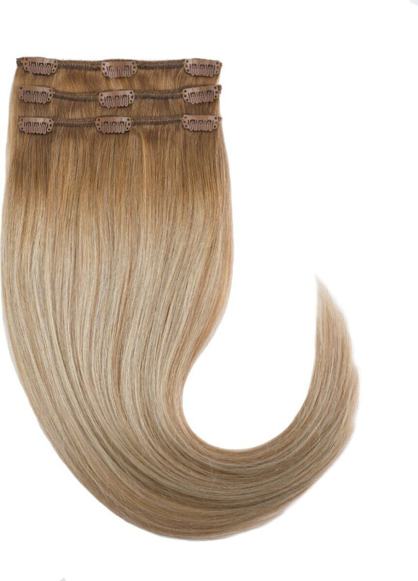 Clip-on set 3 pieces 50 cm Champagne Blonde Balayage B5.3/8.0