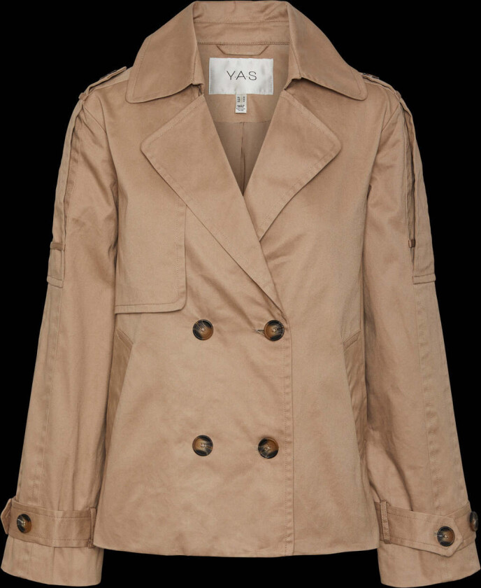 Yasmagda Ls Short Trenchcoat - Savannah Tan XS