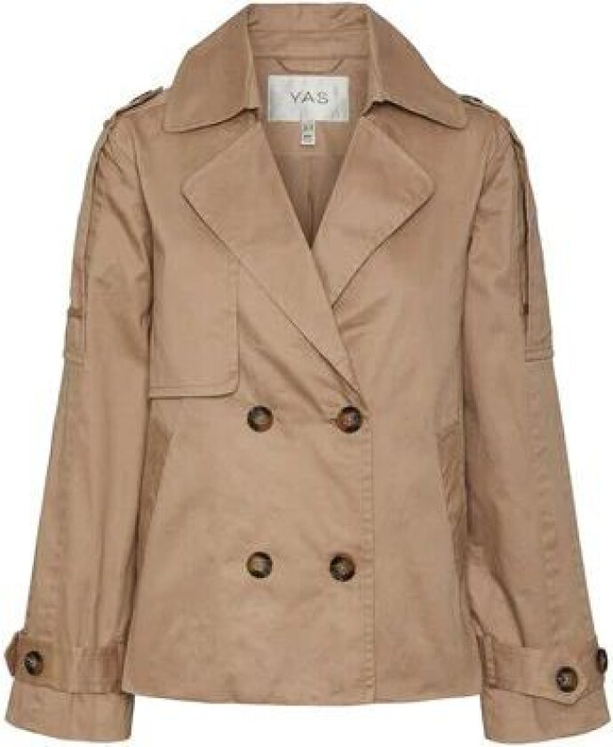 Yasmagda Ls Short Trenchcoat - Savannah Tan