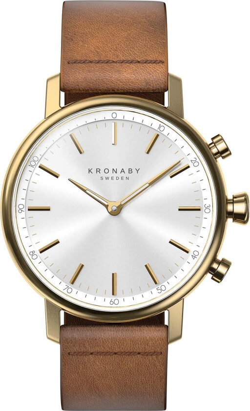 Carat S0717/1 - - Gull - Unisex - Skinn - Safir