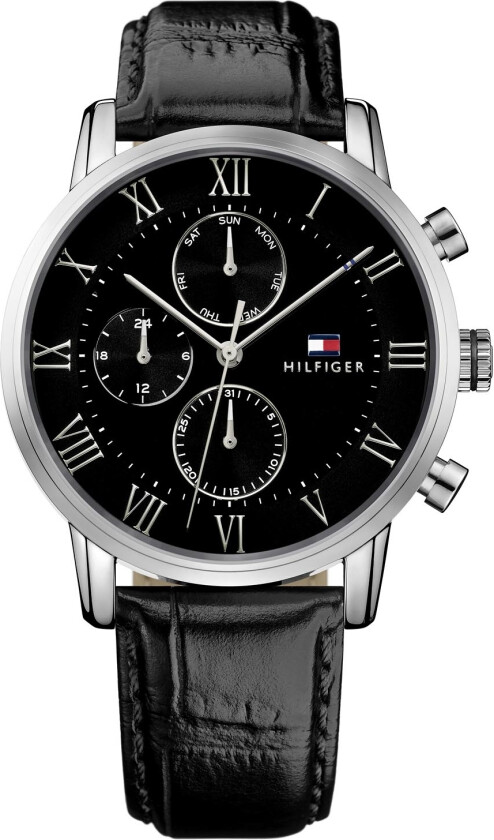 Kane 1791401 - Kvarts - Sølv - Herreklokker - Skinn - Mineral