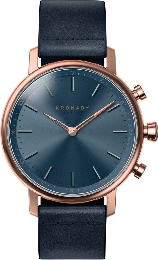 Carat S0669/1 - - Kobber Rosegull - Unisex - Skinn - Safir