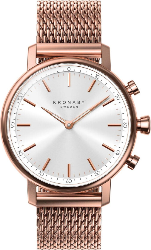 Carat S1400/1 - - Kobber Rosegull - Unisex - Meshlenke - Safir