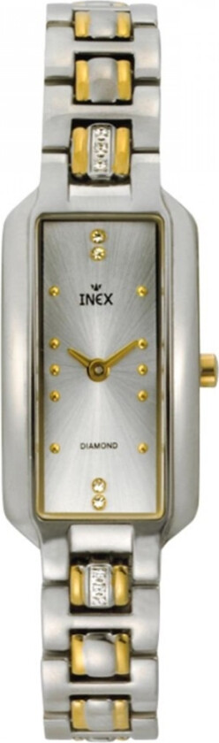 Inex Ladies Silver/Silver A69320B4I - Kvarts - Sølv - Dameklokker - Rustfritt stål - ledd m/pin - Safir