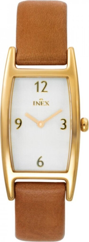 Inex Ladies Gold/Silver A109D4KV - Kvarts - Gull - Dameklokker - Skinn - Mineral