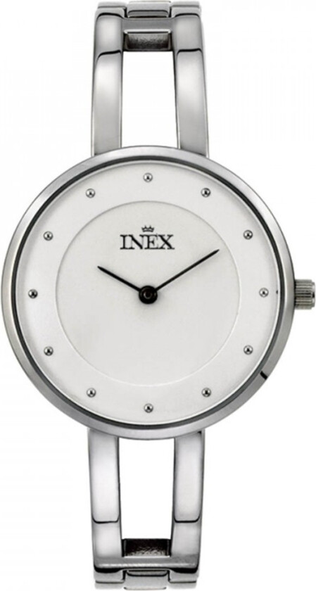 Inex Ladies Silver/White A69499S4P - Kvarts - Sølv - Dameklokker - Rustfritt stål - ledd m/pin - Mineral