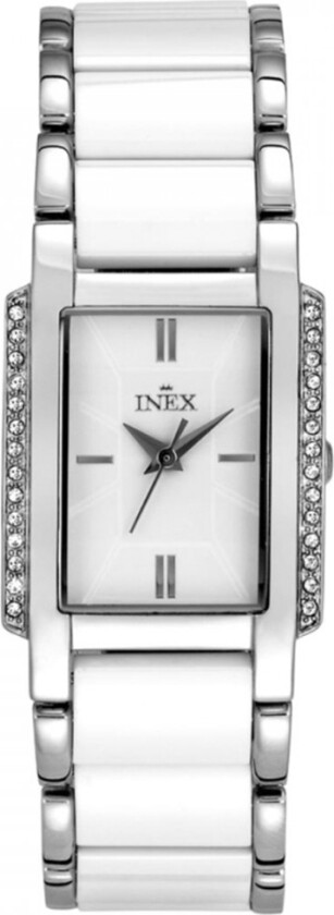 Inex Ladies Silver/White A64135S0I - Kvarts - Sølv - Dameklokker - Rustfritt stål - ledd m/pin - Mineral