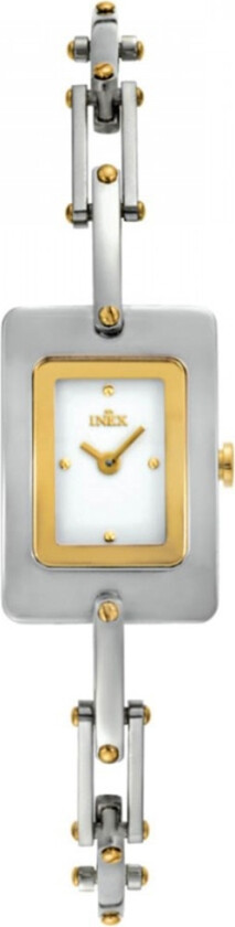 Inex Ladies Silver/White A117B0KV - Kvarts - Sølv - Dameklokker - Rustfritt stål - ledd m/skrue - Mineral