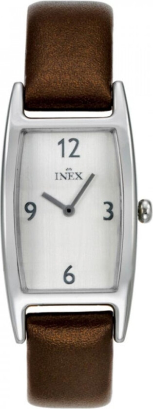 Inex Ladies Silver/Silver A109-3S4KV - Kvarts - Sølv - Dameklokker - Skinn - Mineral