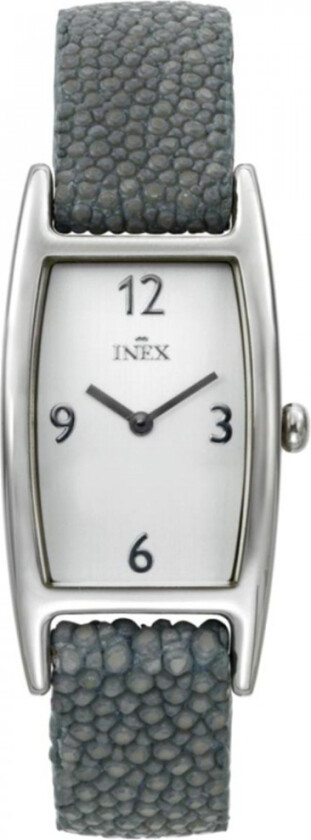 Inex Ladies Silver/Silver A109-1S4KV - Kvarts - Sølv - Dameklokker - Skinn - Mineral