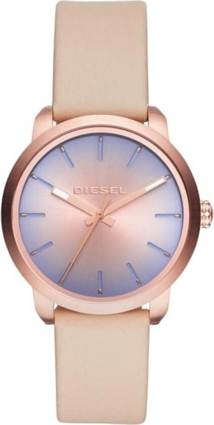 Lady Watch DZ5572 - Kvarts - Rosegull - Dameklokker - Skinn - Mineral