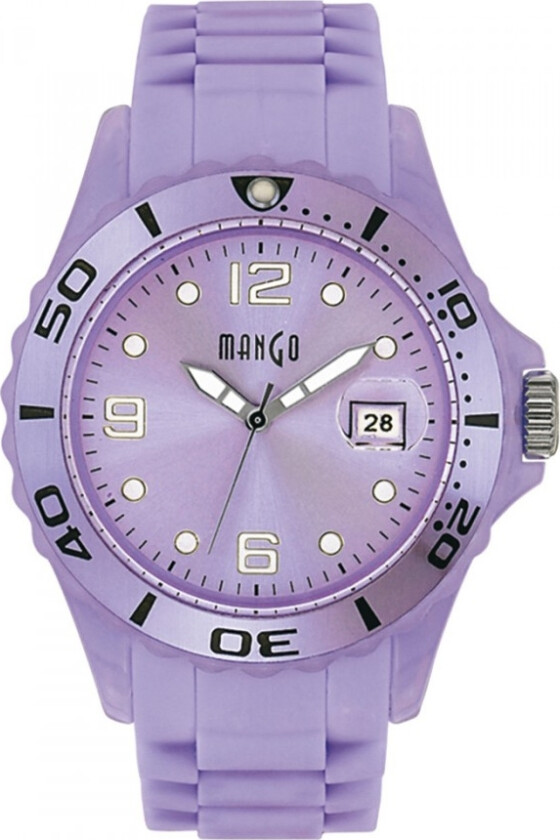 Tutti Frutti A68333-1PU10KV - Kvarts - Lilla - Dameklokker - Gummi - Mineral