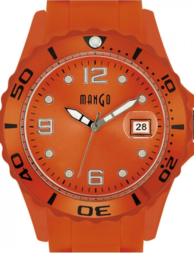Tutti Frutti A68333-2OR17KV - Kvarts - Oransje - Dameklokker - Gummi - Mineral