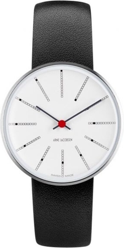 Bankers Swiss Made Limited Edition 57101-161 - Kvarts - Sølv - Herreklokker - Skinn - Mineral