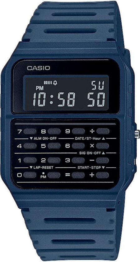 Classic CA-53WF-2BEF - Digital - Blå - Unisex - Resin - Mineral