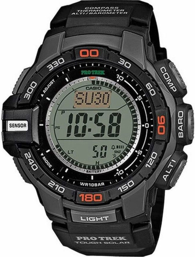 Protrek PRG-270-1ER - Digital - Sort - Herreklokker - Resin - Mineral