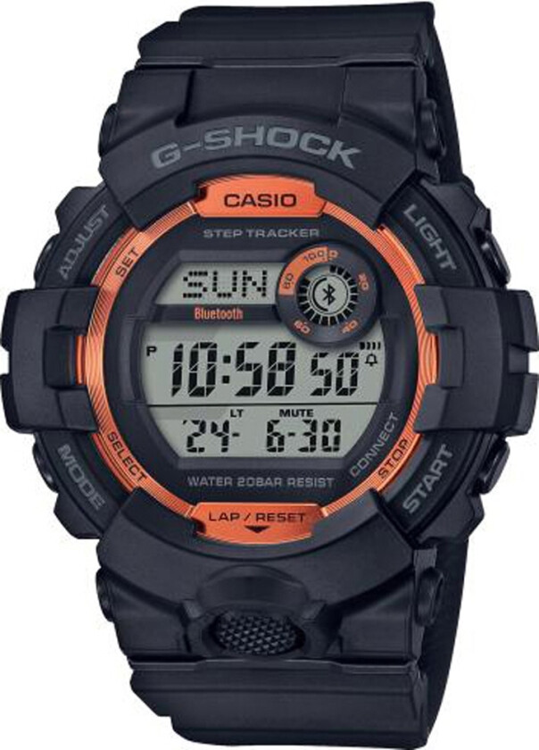 G-Shock GBD-800SF-1ER - Digital - Sort - Herreklokker - Resin - Mineral
