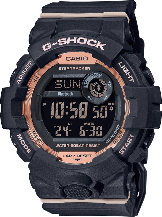 G-Shock Bluetooth Step Tracker GMD-B800-1ER - Digital - Sort - Herreklokker - Resin - Mineral