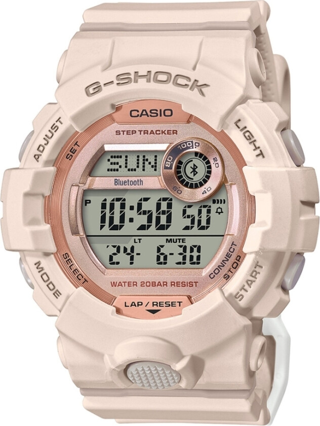 G-Shock Step Tracker Bluetooth GMD-B800-4ER - Digital - Krem - Dameklokker - Resin - Mineral
