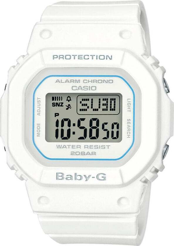 Baby-G BGD-560-7ER - Digital - Hvit - Dameklokker - Resin - Mineral