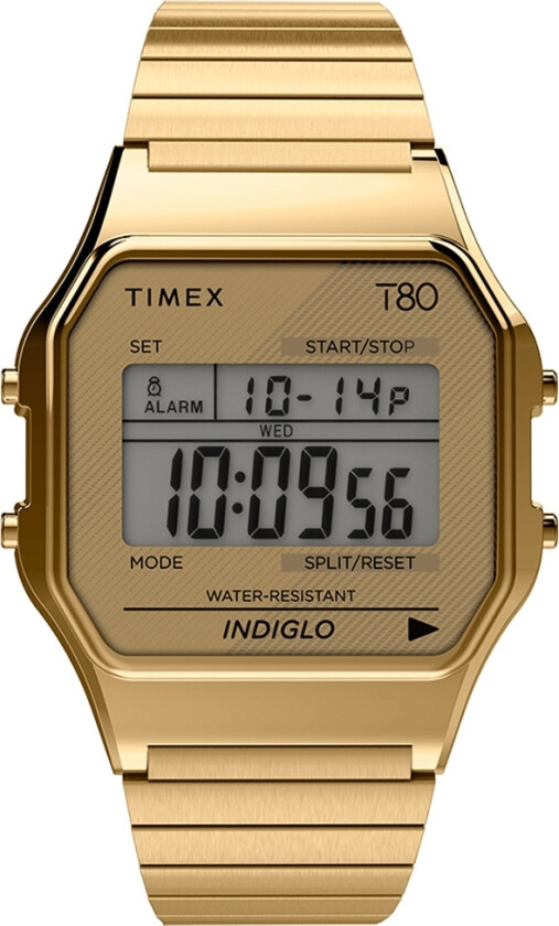 T80 Expansion TW2R79000 - Digital - Gull - Unisex - Rustfritt stål - ledd m/pin - Akryl