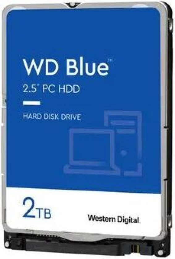 Bilde av Wd Blue 2tb 2.5" 5,400rpm Sata-600