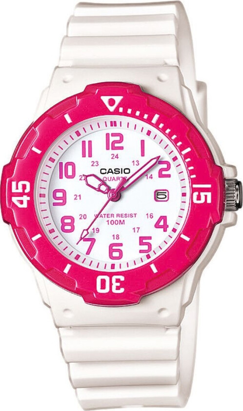 Classic LRW-200H-4BVEF - Kvarts - Hvit - Unisex - Resinledd - Akryl