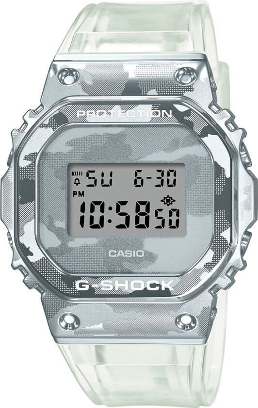 G-Shock Limited GM-5600SCM-1ER - Digital - Sølv - Herreklokker - Resin - Mineral