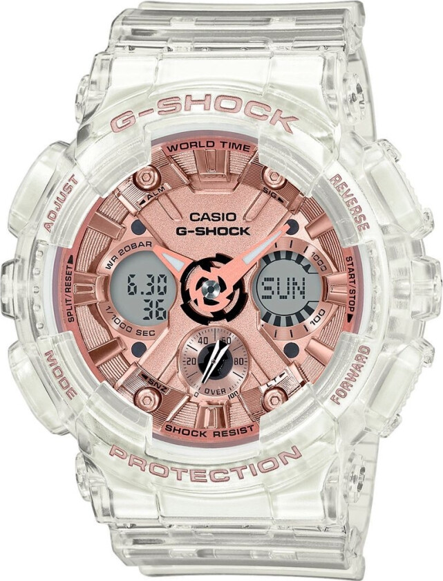 G-Shock GMA-S120SR-7AER - Anadigi - Plastik - Herreklokker - Resin - Mineral
