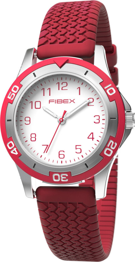 Mini 100M Aqua FIBEXCTC06 - Kvarts - Rød Sølv - Unisex - Silikon - Akryl