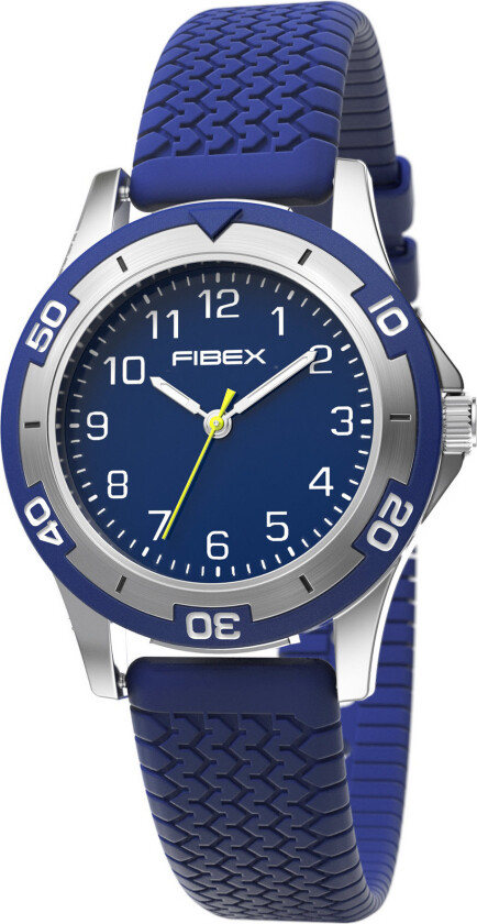 Mini 100M Aqua FIBEXCTC03 - Kvarts - Blå Sølv - Unisex - Silikon - Akryl