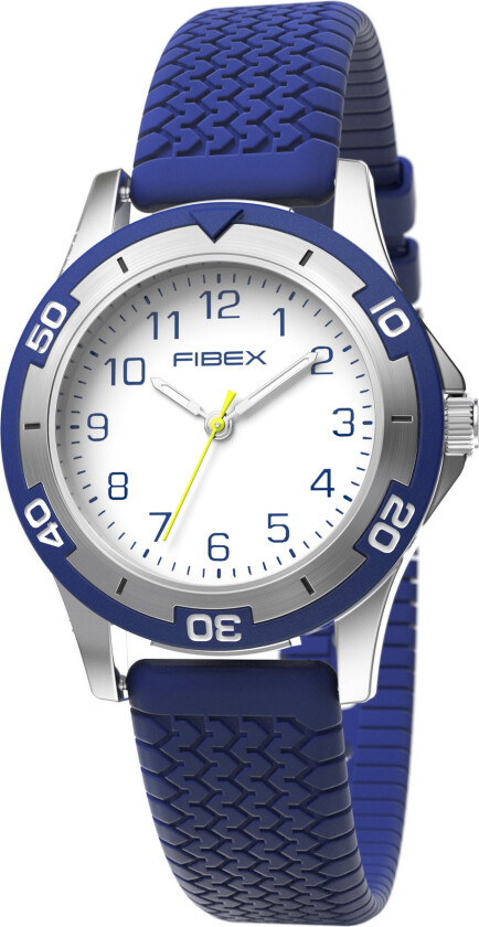 Mini 100M Aqua FIBEXCTC04 - Kvarts - Blå Sølv - Unisex - Silikon - Akryl