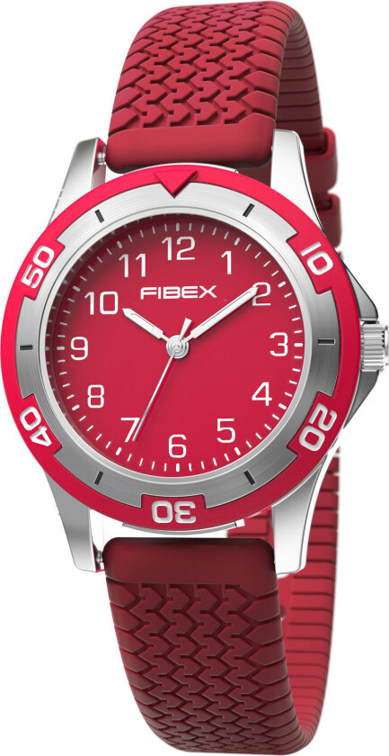 Mini 100M Aqua FIBEXCTC05 - Kvarts - Rød Sølv - Unisex - Silikon - Akryl