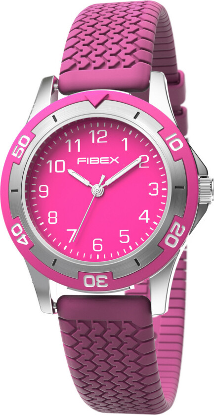 Mini 100M Aqua FIBEXCTC09 - Kvarts - Lyserød Sølv - Unisex - Silikon - Akryl