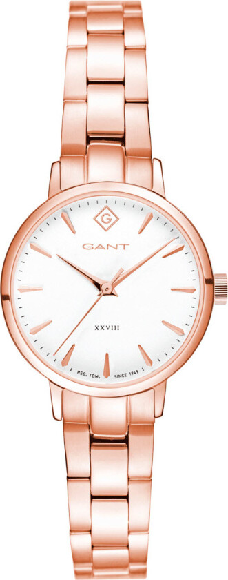 Romersk skjønnhet - Gant Park Avenue 28 G126008 - Kvarts - Rosegull - Dameklokker - Rustfritt stål - ledd m/pin - Mineral