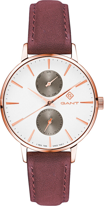 Park Avenue Day-Date G128005 - Kvarts - Rosegull - Dameklokker - Skinn - Mineral