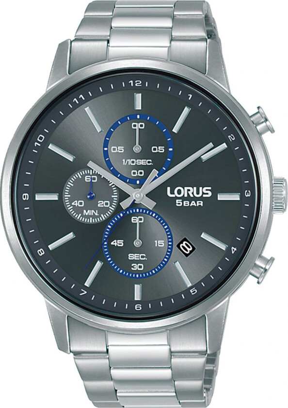 Mens Chronograph RM399GX9 - Kvarts - Sølv - Herreklokker - Rustfritt stål - ledd m/pin - Mineral