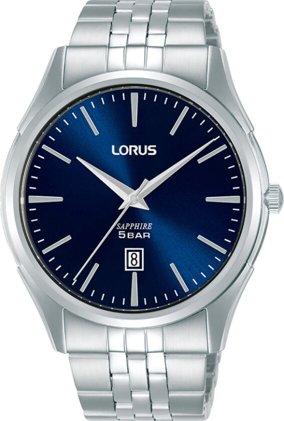 Mens Classic RH947NX9 - Kvarts - Sølv - Herreklokker - Rustfritt stål - ledd m/pin - Safir