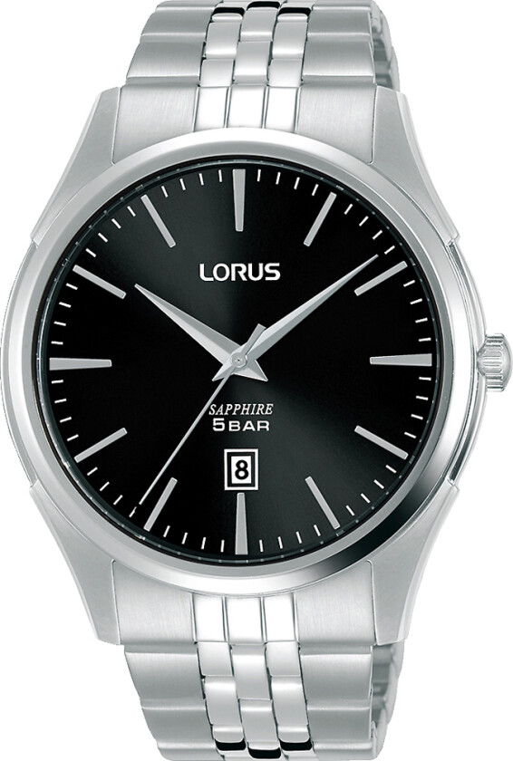 Mens Classic RH945NX9 - Kvarts - Sølv - Herreklokker - Rustfritt stål - ledd m/pin - Safir