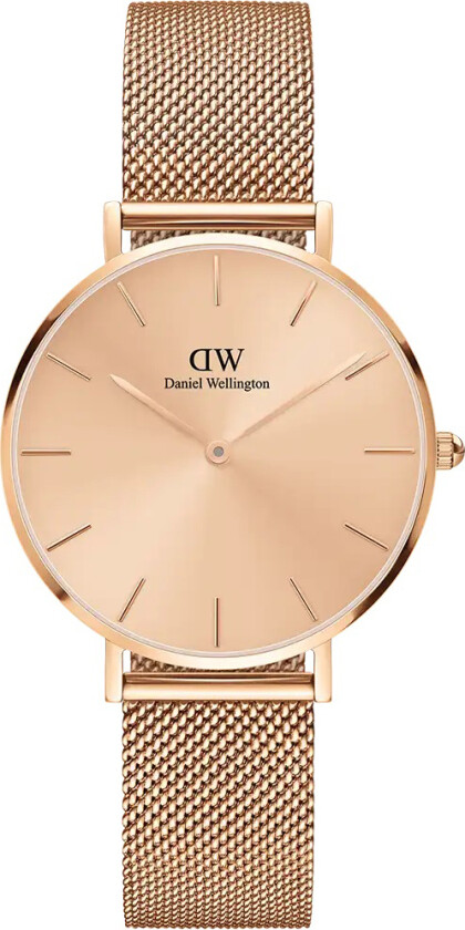 Petite Unitone 32mm Rose Gold DW00100471 - Kvarts - Rosegull - Dameklokker - Meshlenke - Mineral