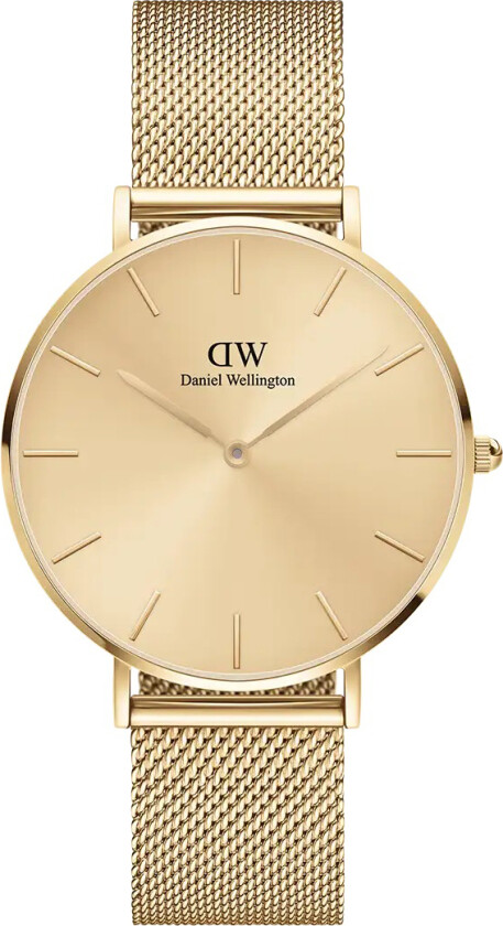 Petite Unitone 36mm Gold DW00100475 - Kvarts - Gull - Dameklokker - Meshlenke - Mineral