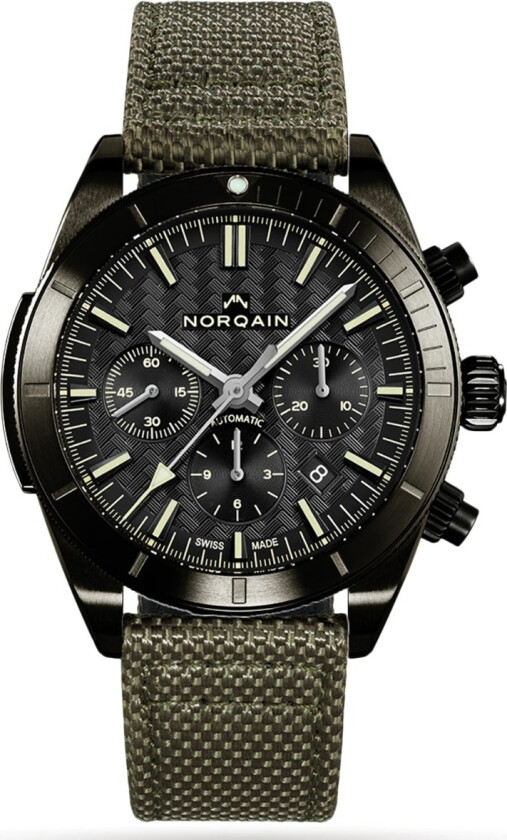 Adventure Sport Chrono NB1200B21C/B123/10KC.20B - Automatisk - Sort - Herreklokker - Stoff - Safir