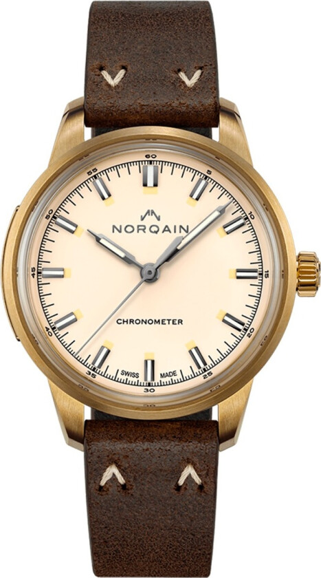 Freedom 60 39mm NNZ2001ZA/C206/18EO.16Z - Automatisk - Gull - Herreklokker - Skinn - Safir